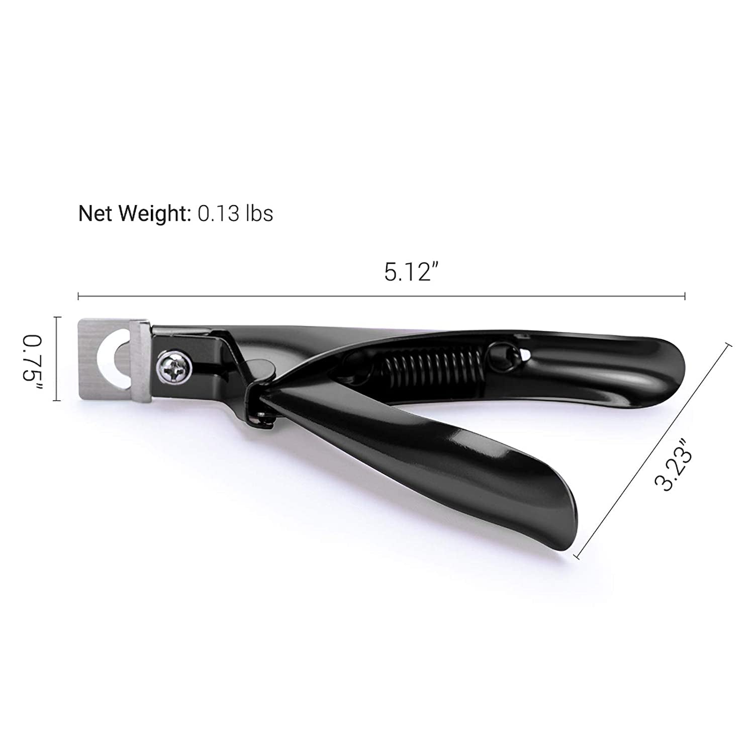 Professional Acrylic Nail Clipper Fake False Nails Tip Cutter Nail Trimmer for Artificial Nail Manicure Pedicure Sharp Rustproof Nail Art Tool Home DIY Use Black Health & Beauty > Personal Care > Cosmetics > Cosmetic Tools > Nail Tools AIRSEE   