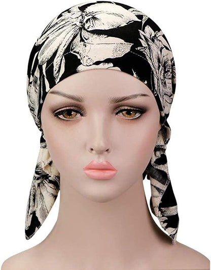 Chemo Head Scarf Head Wrap Headwear Beanie Skull Cover Cap Hair Loss Hat for Women Apparel & Accessories > Clothing Accessories > Headwear LUFUTE   
