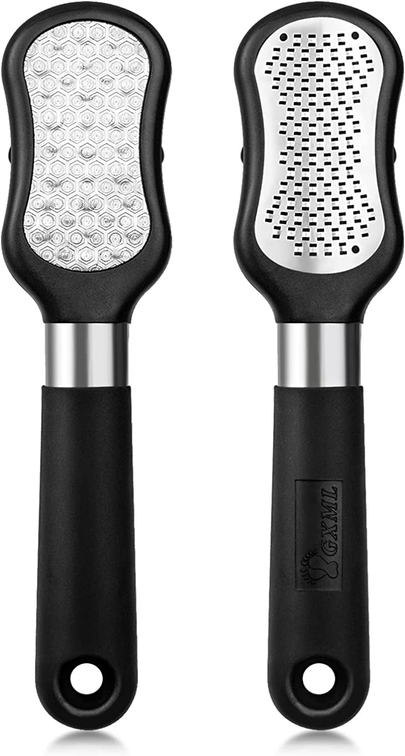 CGBE Callus Remover for Feet Foot Scrubber and Double-Side Dead Skin Storage Pedicure Tools for Foot Care Surgical Grade Stainless Steel Foot File for Foot Spa（One Pack with Two-Side） Health & Beauty > Personal Care > Foot Care CGBE 1 Count (Pack of 1)  