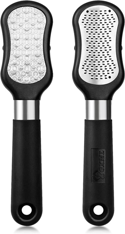 CGBE Callus Remover for Feet Foot Scrubber and Double-Side Dead Skin Storage Pedicure Tools for Foot Care Surgical Grade Stainless Steel Foot File for Foot Spa（One Pack with Two-Side） Health & Beauty > Personal Care > Foot Care CGBE 1 Count (Pack of 1)  