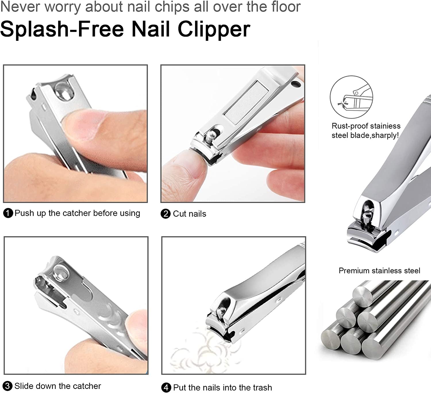 Manicure & Pedicure Kits,Manicure Tools Professional,Thick Toenail Clippers,Cuticle Trimmer,Foot Care Pedicure Callus Shaver Hard Skin Remover,Mens Manicure Set,Manicure Kit for Women,Foot Care. Health & Beauty > Personal Care > Foot Care Generic   
