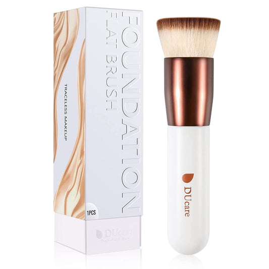Foundation Brush,Ducare Flat Top Kabuki Brush Synthetic Professional Makeup Brush Liquid Blending Mineral Powder Buffing Stippling Makeup Tools, Rose Golden/White Health & Beauty > Personal Care > Cosmetics > Cosmetic Tools > Makeup Tools Doremi Beauty rose gold  
