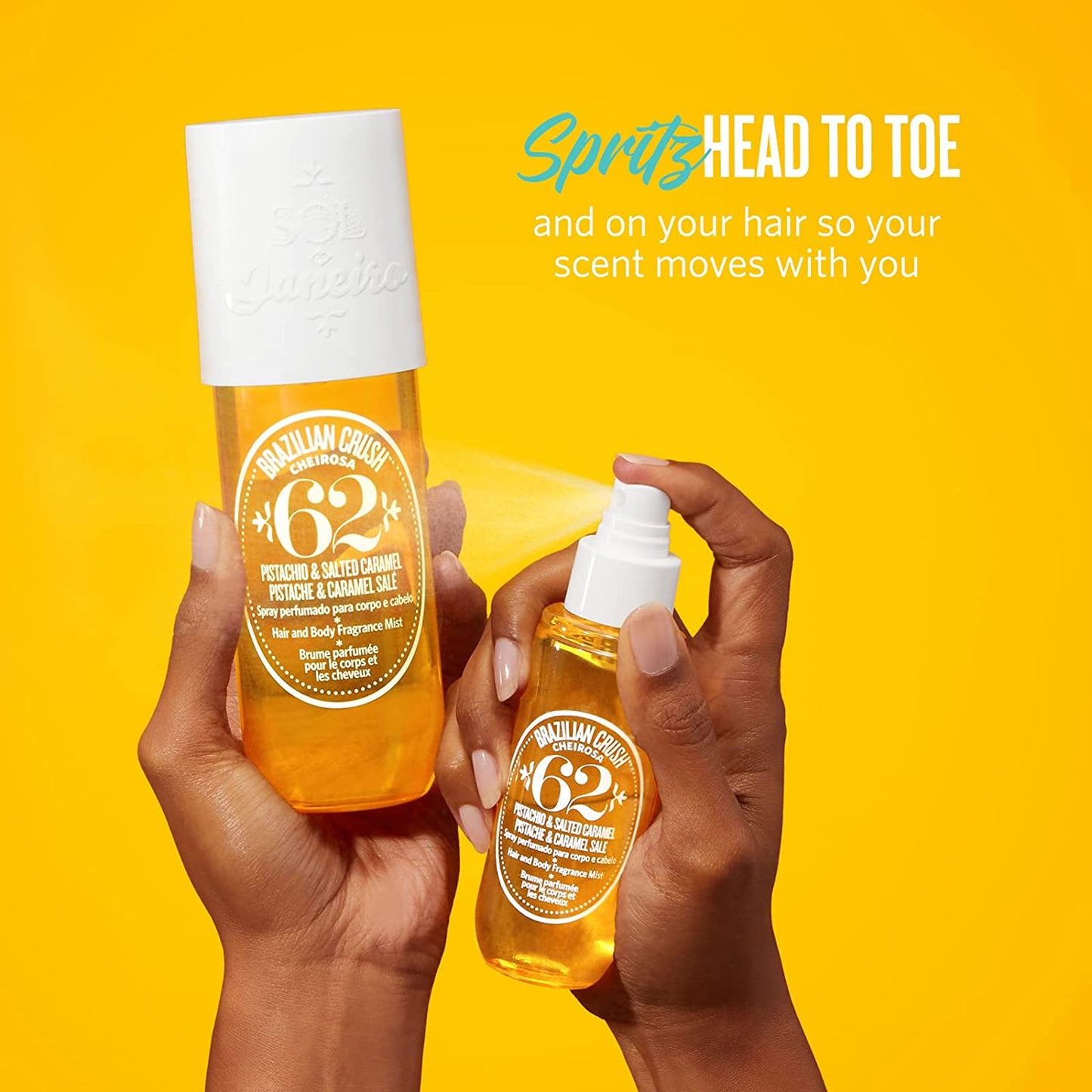 Cheirosa '62 Brazilian Crush Hair & Body Fragrance Mist 90Ml/3.04 Fl Oz Health & Beauty > Personal Care > Cosmetics > Bath & Body SOL DE JANEIRO   