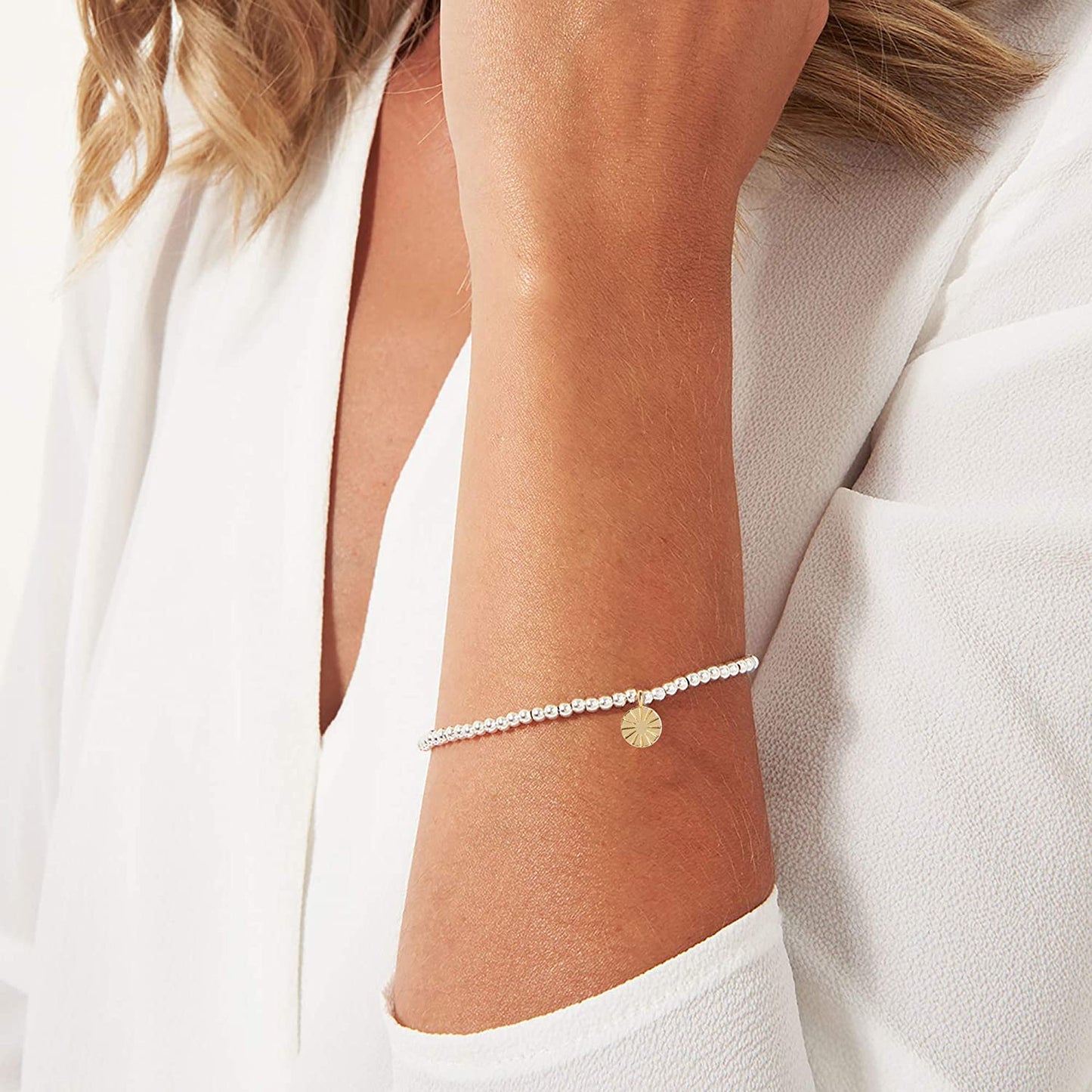 KATIE LOXTON a Little Summer Womens Stretch Adjustable Band Fashion Charm Bracelet Apparel & Accessories > Jewelry > Bracelets Katie Loxton   
