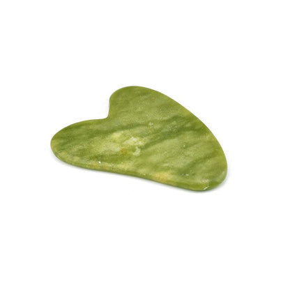Jade Gua Sha Massage Tool by Charmlily - for Face, Neck & Body - Reduce Wrinkles, Puffy Eyes - 100% Real Natural Facial Scrapper Jade Stone Board Health & Beauty > Personal Care > Cosmetics > Cosmetic Tools > Skin Care Tools CHARMLILY   