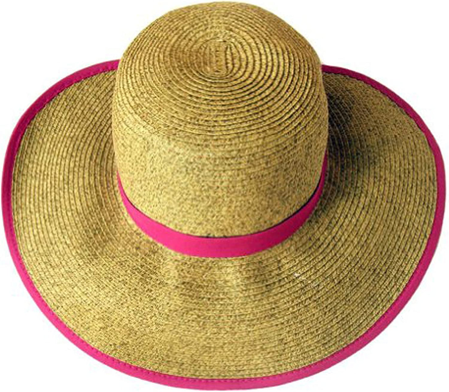 Sun 'N' Sand Women'S French Laundry Sun Hat - UPF 50+ - Backless, Foldable, and Packable 4” Brim Hat - One Size Apparel & Accessories > Clothing Accessories > Headwear Sun 'N' Sand Fuchsia  