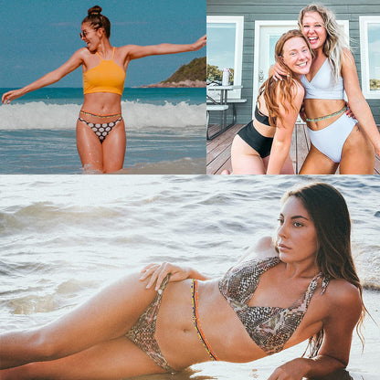 Sunssy 32Pcs Waist Beads for Women Girls Colorful Elastic Body Chain Belly Beads Bikini Chain Bead Waist Chain Jewelry Set Apparel & Accessories > Jewelry > Body Jewelry Sunssy   