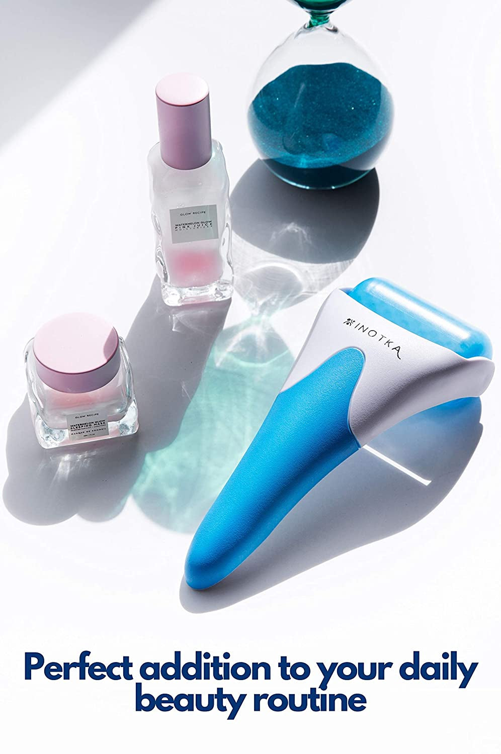 Ice Roller for Face and Eye Puffiness Relief, Cold Roller for Migraine Relief, Facial Ice Roller for Face and Body, Lymphatic Drainage Tool Health & Beauty > Personal Care > Cosmetics > Cosmetic Tools > Skin Care Tools INOTKA   