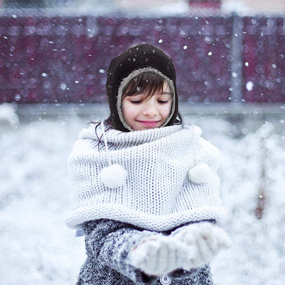 Child Winter Hat Set, Bicyclestore 3 Pcs Soft Warm Children Beanie Cap with Neck Warmer and Gloves, Kids Hat & Mittens Set Ski Warm Set Outdoor Earmuffs for Baby Childrens Girls Boys (2-5 Years) Apparel & Accessories > Clothing Accessories > Gloves & Mittens BicycleStore   