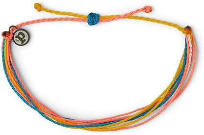 Pura Vida Jewelry Bracelets Muted Bracelet - 100% Waterproof and Handmade W/Coated Charm, Adjustable Band Apparel & Accessories > Jewelry > Bracelets Pura Vida Festival  
