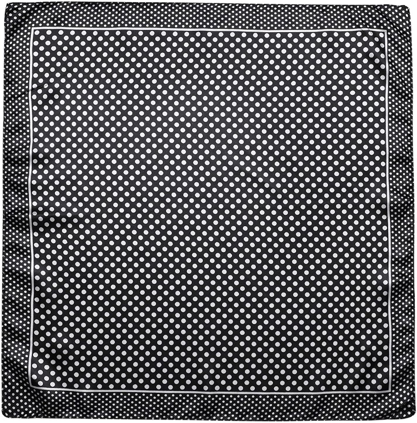 Uxcell Women'S Floral Leopard Polka Dots Striped Print Square Kerchief Neck Scarf Shawl Apparel & Accessories > Clothing Accessories > Scarves & Shawls uxcell   