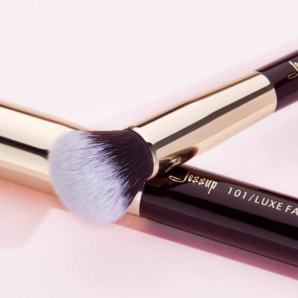 Jessup 15Pcs Makeup Brushes Make up Tool Kit Beauty Professional Eyeshadow Power Lipstick Blending Cheeck Cosmetic Brushes Set Zinfandel T283 Health & Beauty > Personal Care > Cosmetics > Cosmetic Tools > Makeup Tools Jessup   