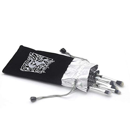 Harry Potter Makeup Brushes Kit 5Pcs with Bag Magic Wizard Wand Metal Make up Brush Set Tool for Foundation Powder Concealers Eye Shadows Eyeliner Blending Eyeshadow Face Pencil Lip Palette Beauty Health & Beauty > Personal Care > Cosmetics > Cosmetic Tools > Makeup Tools YIXIANG   
