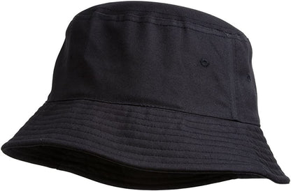 Topheadwear Blank Cotton Bucket Hat Apparel & Accessories > Clothing Accessories > Headwear TOP HEADWEAR Navy Small-Medium 