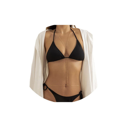 Jerany Boho Gold Body Chain Small Bead Sexy Bra Bikini Waist Body Necklace Beach Body Chains for Women and Girls Apparel & Accessories > Jewelry > Body Jewelry Jerany Bead  