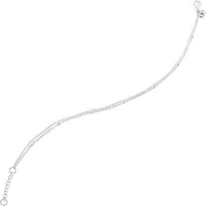 Silpada .925 Sterling Silver Anklet, Ankle Bracelet for Women, Jewelry Gift Idea, Bohemian Chic', 9" + 1" Apparel & Accessories > Jewelry > Anklets Richline Group   
