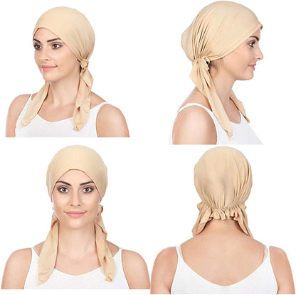 Lucky Staryuan ® 3Pack Summer Thin Chemo Hat Turban Headscarves for Women Cancer Headwear Apparel & Accessories > Clothing Accessories > Headwear Lucky staryuan   