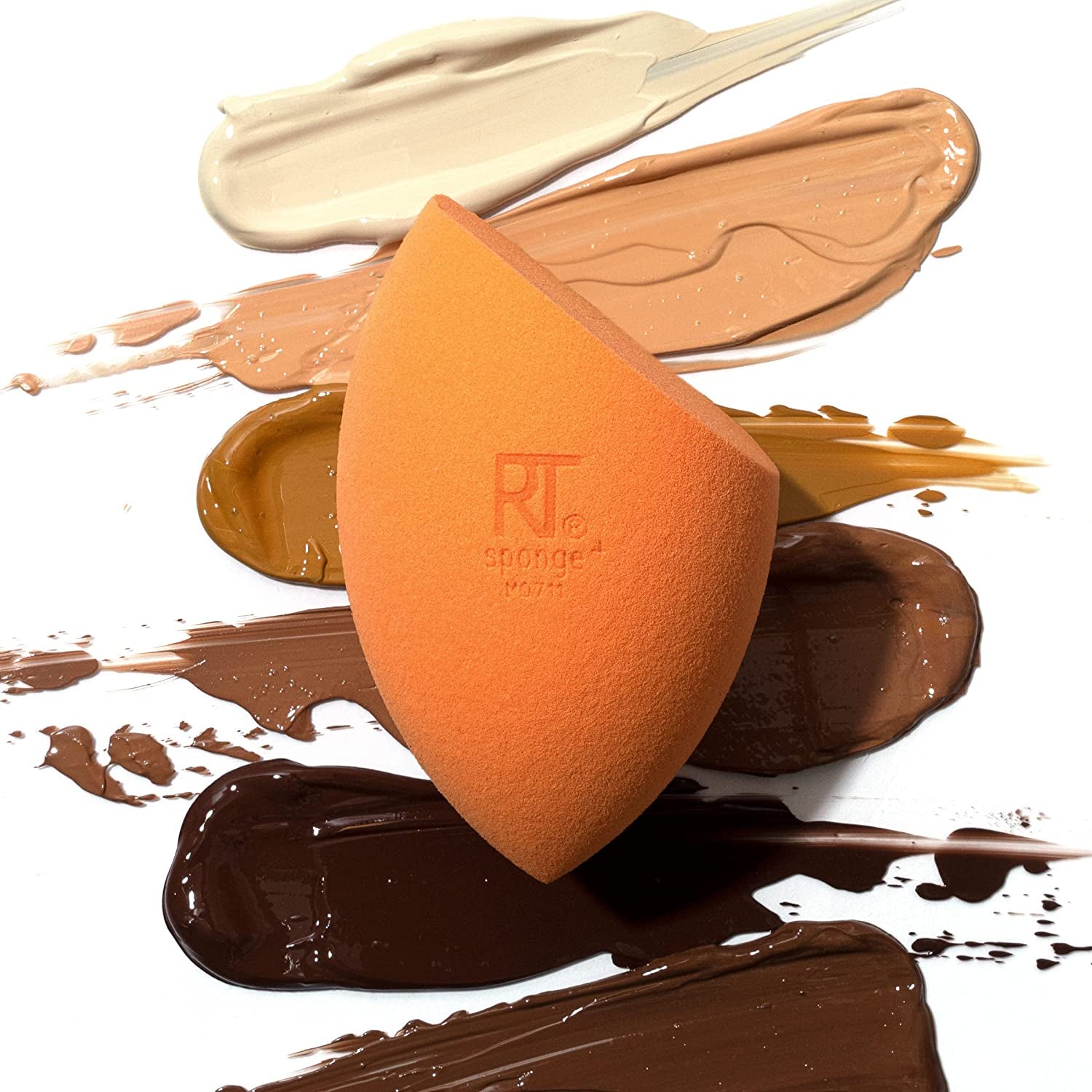 Real Techniques Miracle Complexion Beauty Sponge Makeup Blender with Case, Perfect for Travel, Beauty Sponge for Foundation Application, Streak-Free Makeup Tool, Cruelty Free, Latex Free, 2 Piece Set Health & Beauty > Personal Care > Cosmetics > Cosmetic Tools > Makeup Tools Real Techniques   