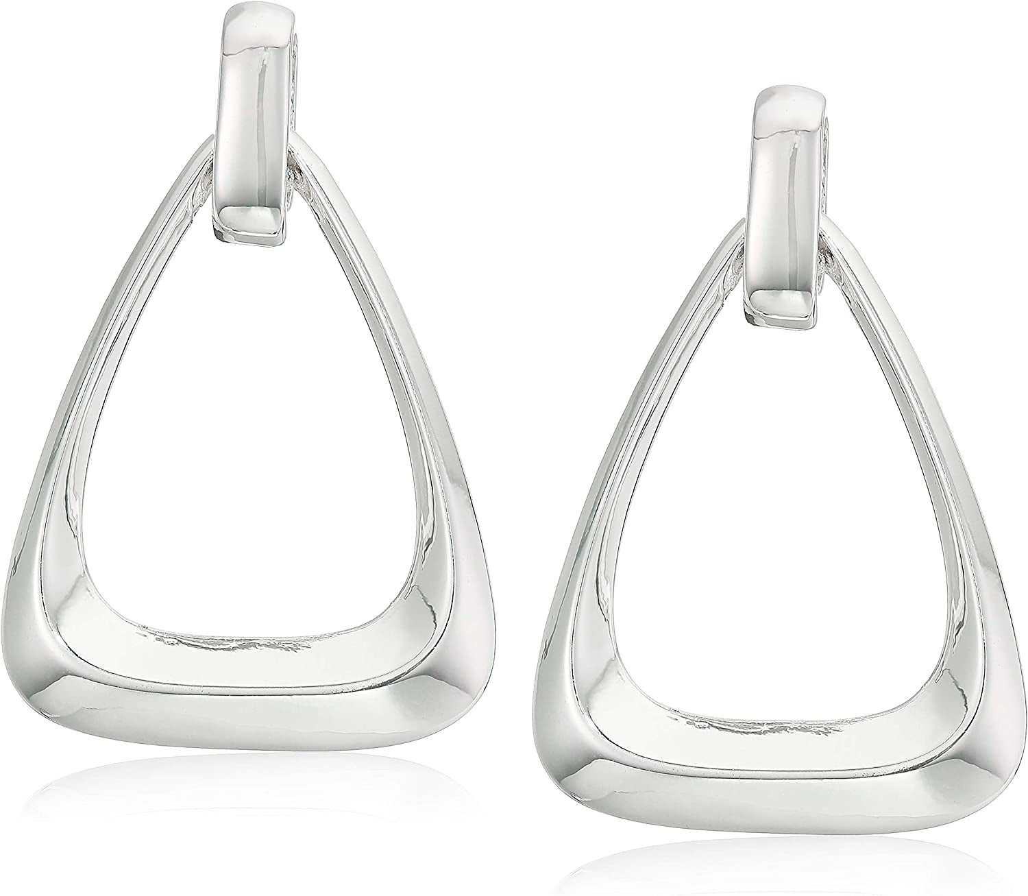 Nine West Classics Apparel & Accessories > Jewelry > Earrings KYLIE MAX Silver DOORKNOCKER POST DROP 