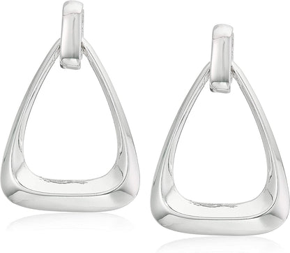 Nine West Classics Apparel & Accessories > Jewelry > Earrings KYLIE MAX Silver DOORKNOCKER POST DROP 