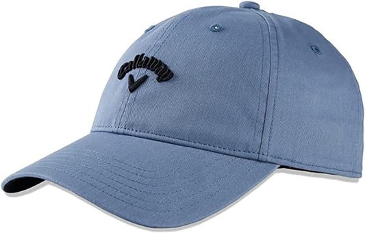 Callaway Golf 2022 Heritage Twill Adjustable Hat Apparel & Accessories > Clothing Accessories > Hats Callaway Light Blue/Black One Size 