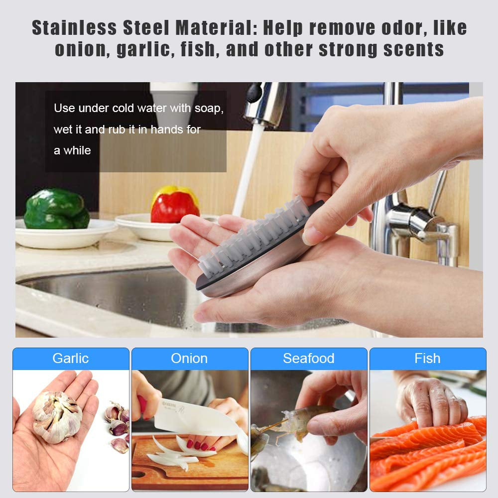 Nail Brush for Cleaning, Fingernail Brush Nail Cleaner Tool, Stainless Steel Hand Finger Toes Brush, Pedicure Nail Scrubber by Nantuyo Health & Beauty > Personal Care > Cosmetics > Cosmetic Tools > Nail Tools NANTuYo   
