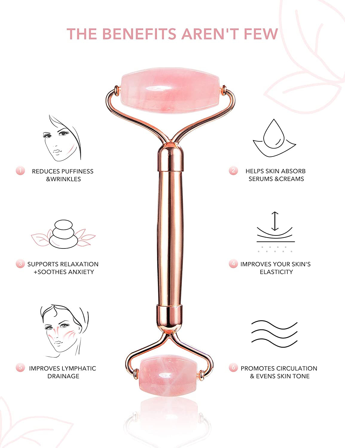 Gua Sha Facial Massage Tools,Rose Quartz Face Roller,Jade Roller for Face,Beauty Face Massager,Eye Massager,Reduce Wrinkles,Lymphatic Drainage,Face Lift.Hanabee Skin Care Sets & Kits (Pink) Health & Beauty > Personal Care > Cosmetics > Cosmetic Tools > Skin Care Tools HANABEE   