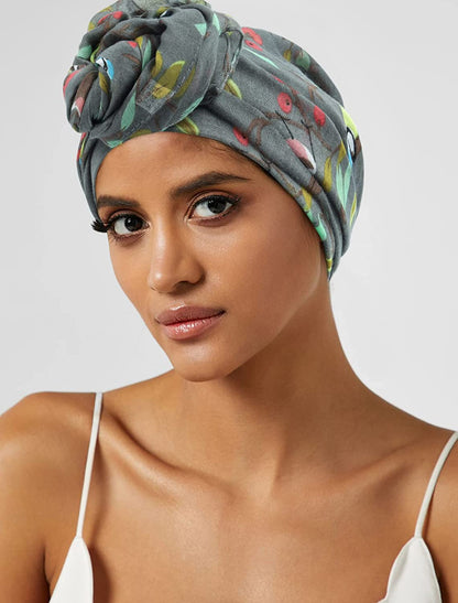 GERINLY Scarfs for Women Lightweight Floral Birds Print Cotton Scarves and Wraps for Holiday Shawl Apparel & Accessories > Clothing Accessories > Scarves & Shawls GERINLY   