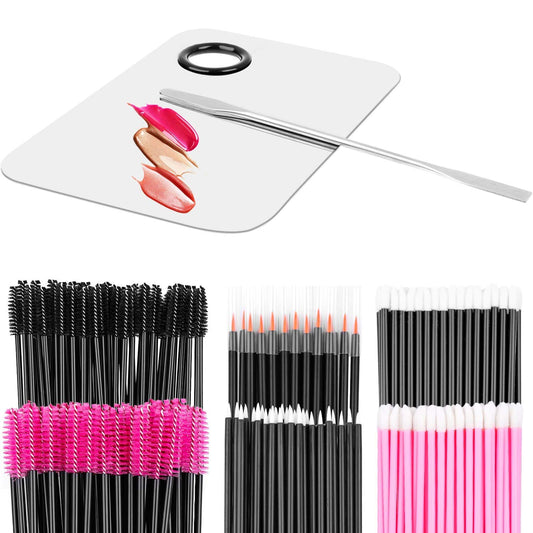 Makeup Mixing Palette with Spatula and 250PCS Disposable Makeup Applicators Tools Kit (Disposable Mascara Wands, Lipstick Applicators, Eyeliner Brushes) Health & Beauty > Personal Care > Cosmetics > Cosmetic Tools > Makeup Tools shynek   