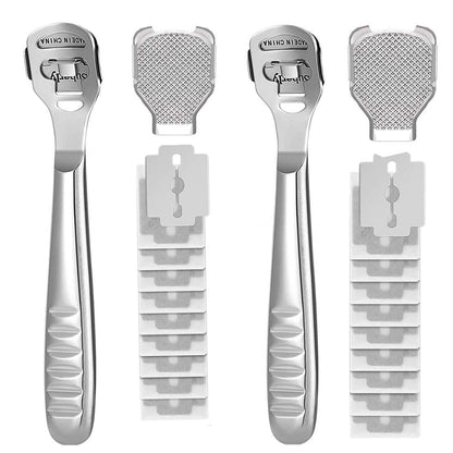 Foot Care Pedicure Callus Shaver Hard Skin Remover,Hand Callus Remover,Foot Callus Shaver Heel Hard Skin Remover for Hand Feet with Stainless Steel Handle(24Pieces) Health & Beauty > Personal Care > Foot Care Klemon   