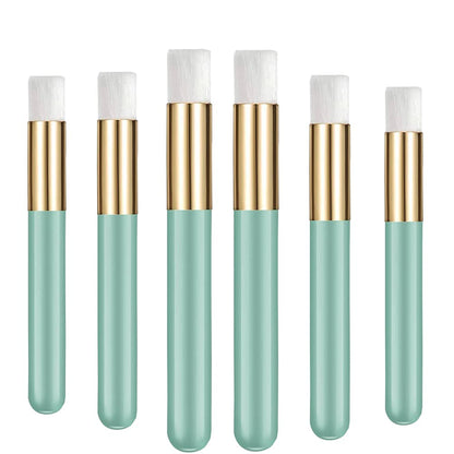 Eyelash Cleaning Brush 6 Pcs Lash Extension Cleanser Shampoo Soft Makeup Brushes for Blackhead Remover Tool Nose Washing Mascara Brushes Wands,Black Silver Health & Beauty > Personal Care > Cosmetics > Cosmetic Tools > Makeup Tools Camille Donahue Green,6 Pcs  