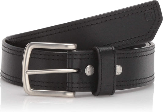 5.11 Tactical Men'S 1.5-Inch Full Grain Matte Leather Arc Belt, Ergonomic Curve, Style 59493 Apparel & Accessories > Clothing Accessories > Belts 5.11 Tactical Black XXXX-Large 