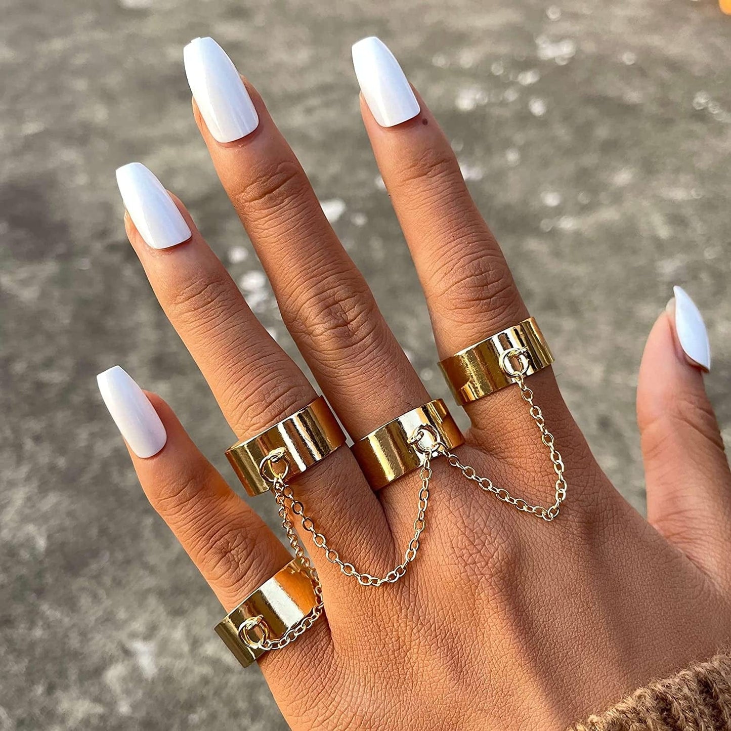 5-70 Pcs Vintage Gold Rings Set for Women Teen Girls, Boho Midi Finger Knuckle Ring Pack, Trendy Aesthetic Stackable Ring of Packs Size Mixed