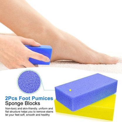 5 in 1 Professional Pedicure Kit, Stainless Steel Heel Scraper for Women Feet Care, Foot Pumice Stone for Feet Hard Skin Remover in Shower, Pumice Stone and Brush for Feet Callus Removal at Home/Salon Health & Beauty > Personal Care > Foot Care Spaidoon   