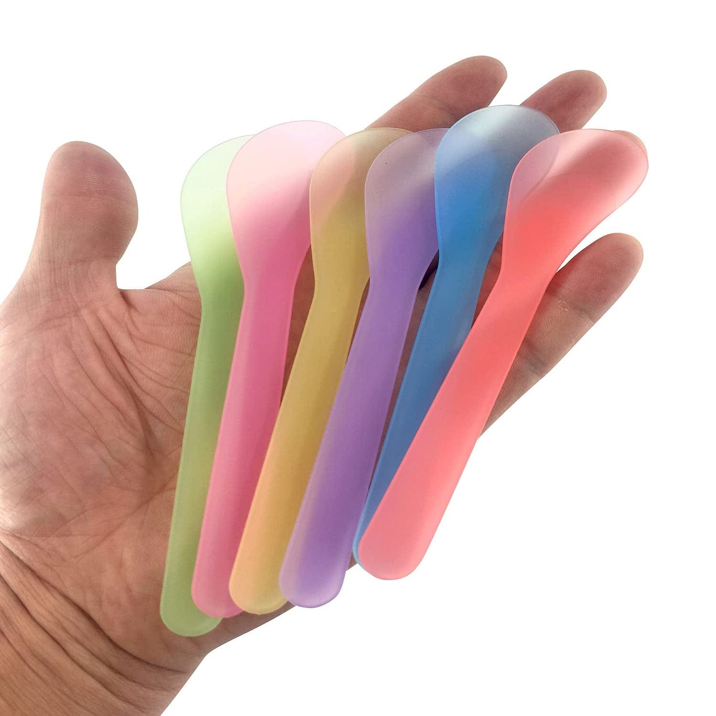 5 Inch Plastic Cosmetic Spatulas, Disposable Makeup Tools Spoon for Mixing and Sampling, Color Random, 80 Pcs Health & Beauty > Personal Care > Cosmetics > Cosmetic Tools > Skin Care Tools MFDSJ   