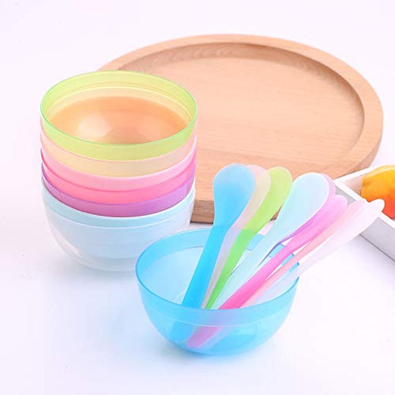 5 Inch Plastic Cosmetic Spatulas, Disposable Makeup Tools Spoon for Mixing and Sampling, Color Random, 80 Pcs Health & Beauty > Personal Care > Cosmetics > Cosmetic Tools > Skin Care Tools MFDSJ   