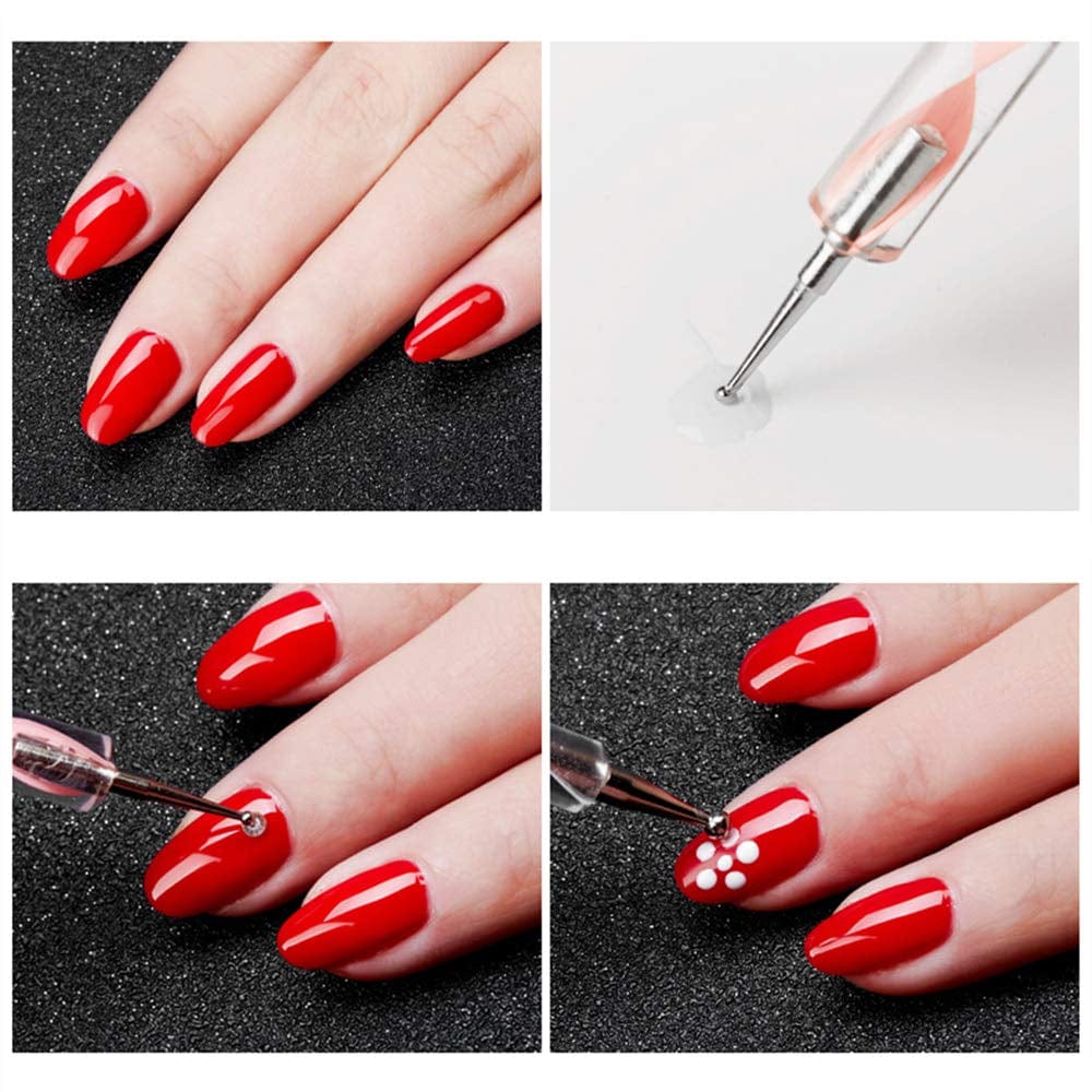 5 Pc 2 Way Dotting Pen Tool Nail Art Tip Dot Paint Manicure Kit (5PC) Health & Beauty > Personal Care > Cosmetics > Cosmetic Tools > Nail Tools HiMo   