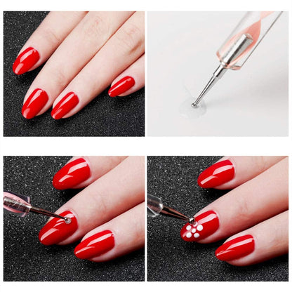 5 Pc 2 Way Dotting Pen Tool Nail Art Tip Dot Paint Manicure Kit (5PC) Health & Beauty > Personal Care > Cosmetics > Cosmetic Tools > Nail Tools HiMo   