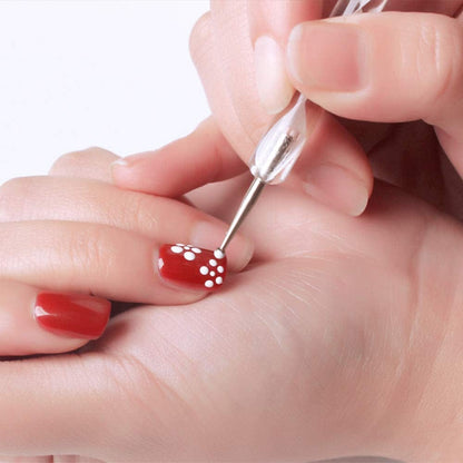 5 Pc 2 Way Dotting Pen Tool Nail Art Tip Dot Paint Manicure Kit (5PC) Health & Beauty > Personal Care > Cosmetics > Cosmetic Tools > Nail Tools HiMo   