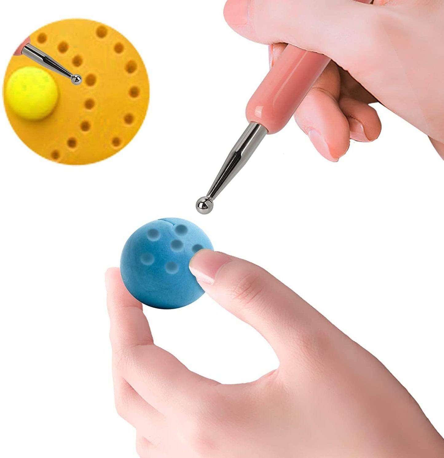 5 Pcs Pattern Tracing Stylus, Ball Embossing Stylus for Transfer Paper, Tracing Tools for Drawing, Embossing Tools for Paper, Art Dotting Tools for Nail Art, Ball Tip Clay Tools Sculpting Stylus Health & Beauty > Personal Care > Cosmetics > Cosmetic Tools > Nail Tools COYAHO   