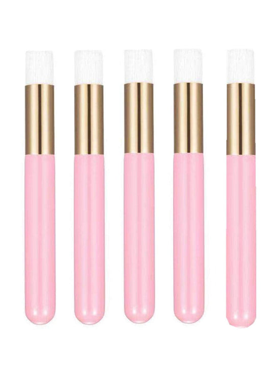 5 Pcs Pink Cosmetic Brushes Peel off Blackhead Brush Remover Tool Nose Cleaning Washing Brush Lash Cleanser Soft Brushes Health & Beauty > Personal Care > Cosmetics > Cosmetic Tools > Makeup Tools LS Keenon Pink 5 Count 