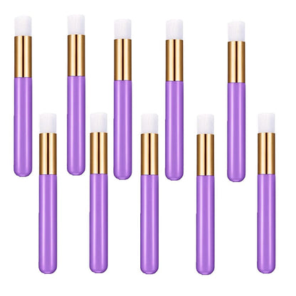 5 Pcs Pink Cosmetic Brushes Peel off Blackhead Brush Remover Tool Nose Cleaning Washing Brush Lash Cleanser Soft Brushes Health & Beauty > Personal Care > Cosmetics > Cosmetic Tools > Makeup Tools LS Keenon Purple 10 Count 