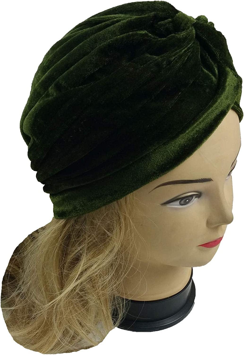 5 Women Stretchy Turban Chemo Cap Bennie Head Wrap Headwear Apparel & Accessories > Clothing Accessories > Headwear XERU   