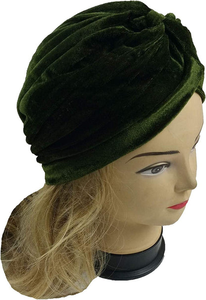 5 Women Stretchy Turban Chemo Cap Bennie Head Wrap Headwear Apparel & Accessories > Clothing Accessories > Headwear XERU   