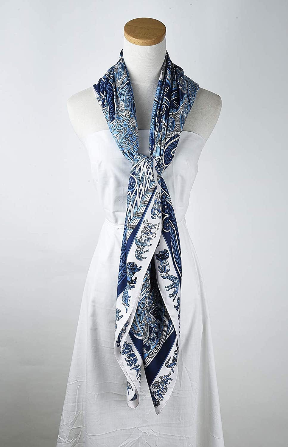 50 Inches Large Square Twill Winter Tops for Women Shawls Evening Wraps Apparel & Accessories > Clothing Accessories > Scarves & Shawls corciova   