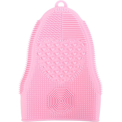Scivokaval Makeup Brush Cleaner Glove Mat Mitt Silicone Cosmetic Cleaning Scrubber Tool Face Brushes and Eye Brush Washing Pad Pink (Rose Red) Health & Beauty > Personal Care > Cosmetics > Cosmetic Tools > Makeup Tools ScivoKaval Pink  