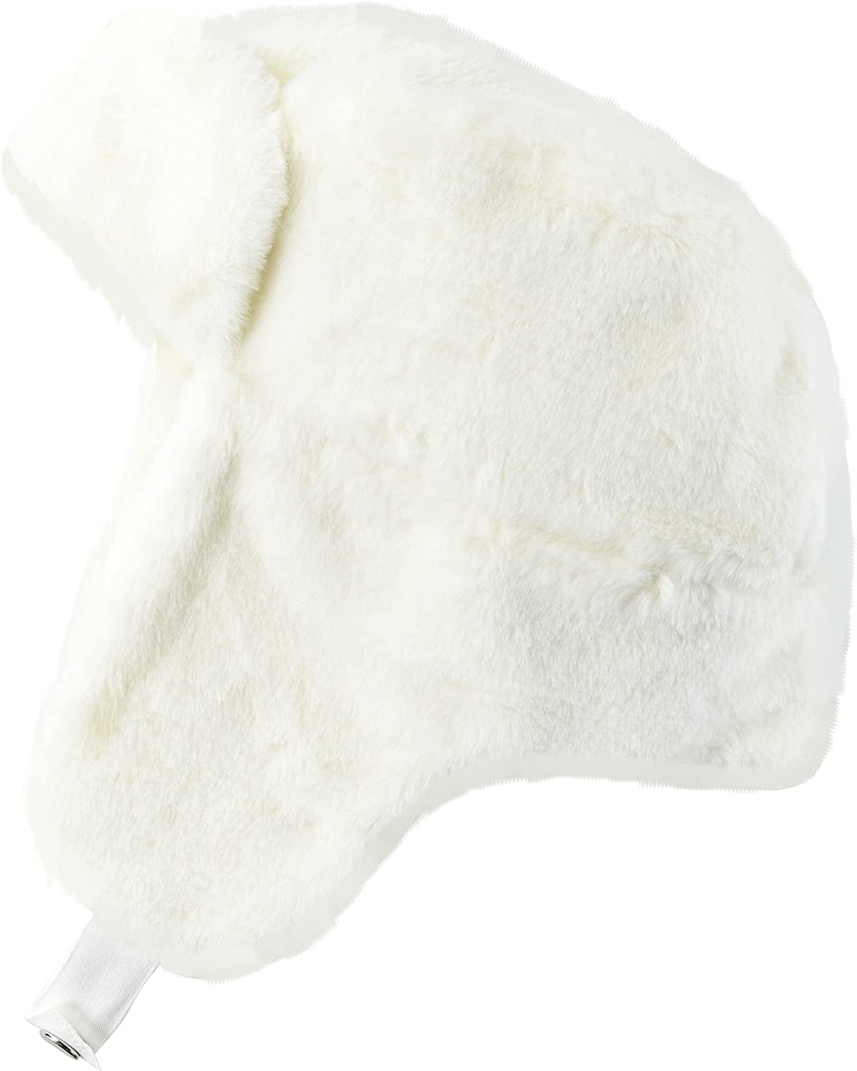 Essentials Women'S Faux Fur Trapper Hat Apparel & Accessories > Clothing Accessories > Hats KYLIE MAX White One Size 
