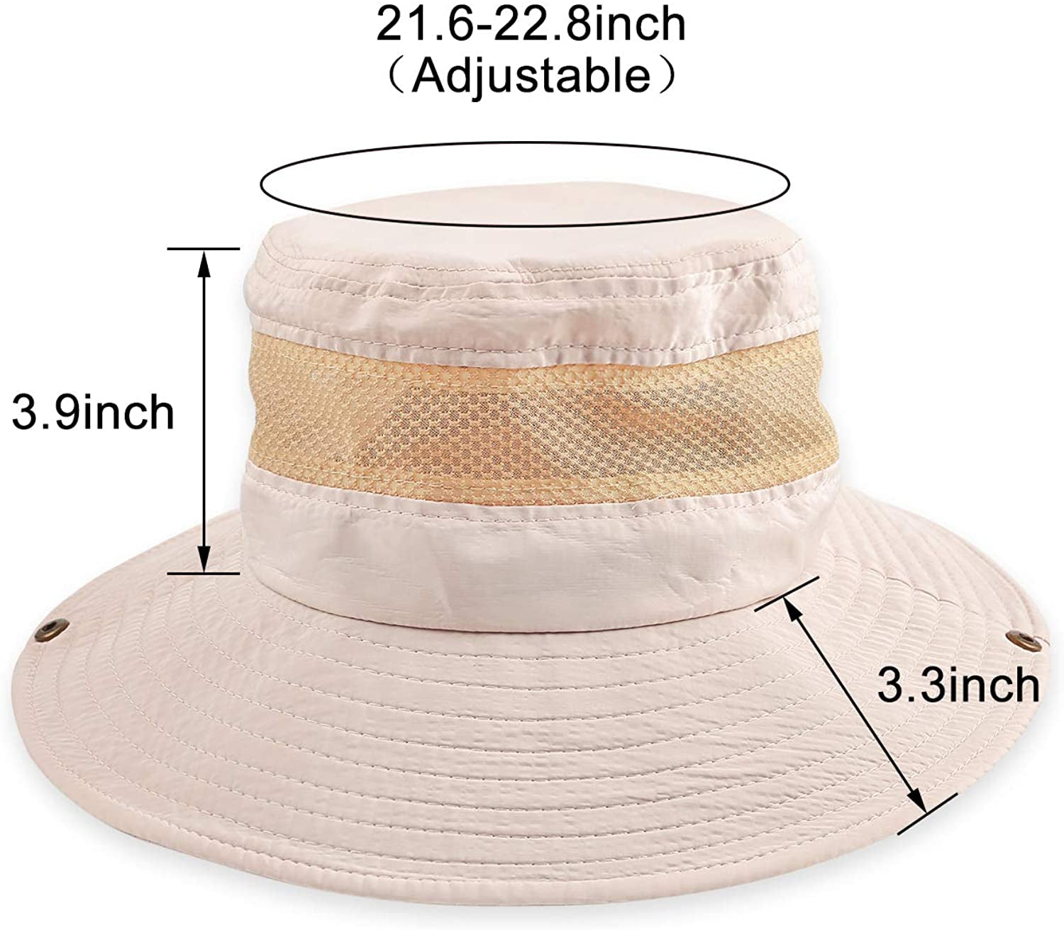 Sun Hat Women/Men, Fishing Hat with UPF 50+ UV Protection Wide Brim Bucket Hat Apparel & Accessories > Clothing Accessories > Hats Konikit   