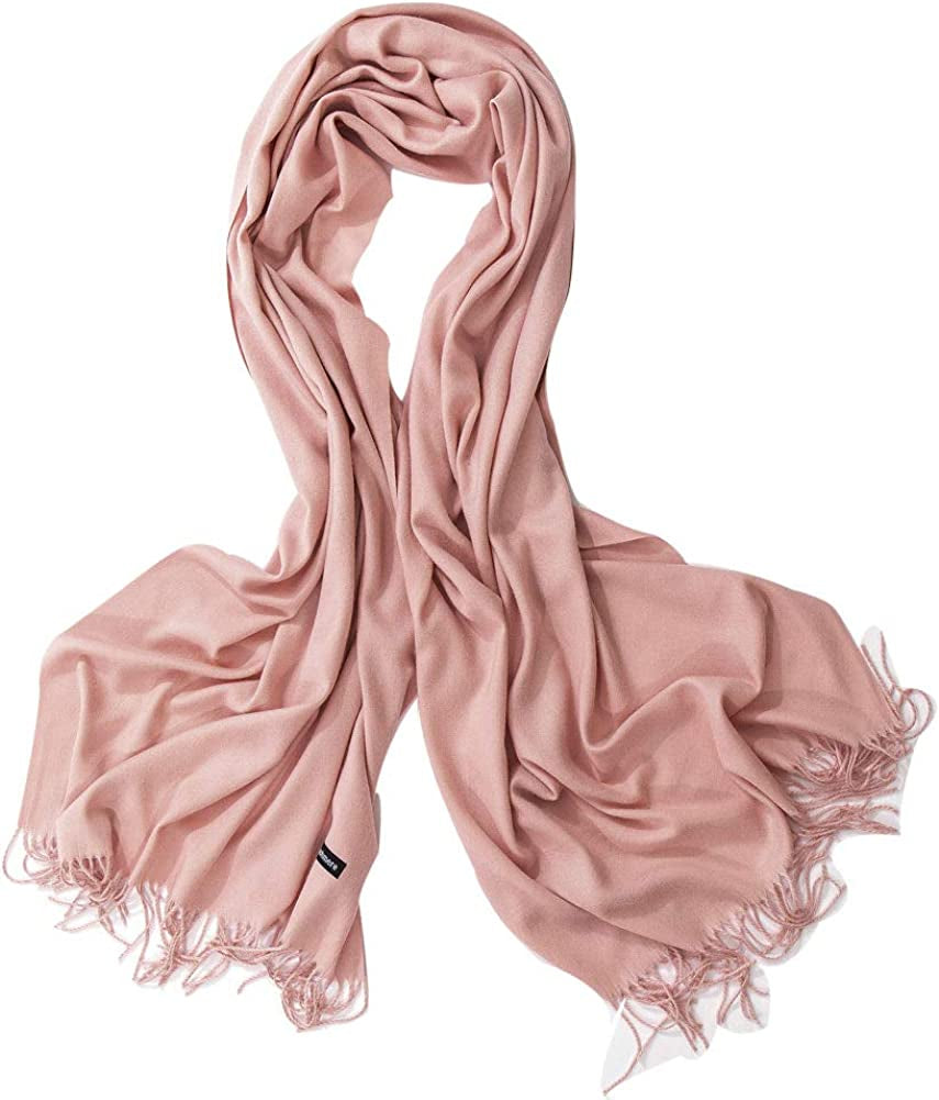 Bellonesc Cashmere Scarf Shawls for Women and Men Apparel & Accessories > Clothing Accessories > Scarves & Shawls Beillonesc Pinkc  