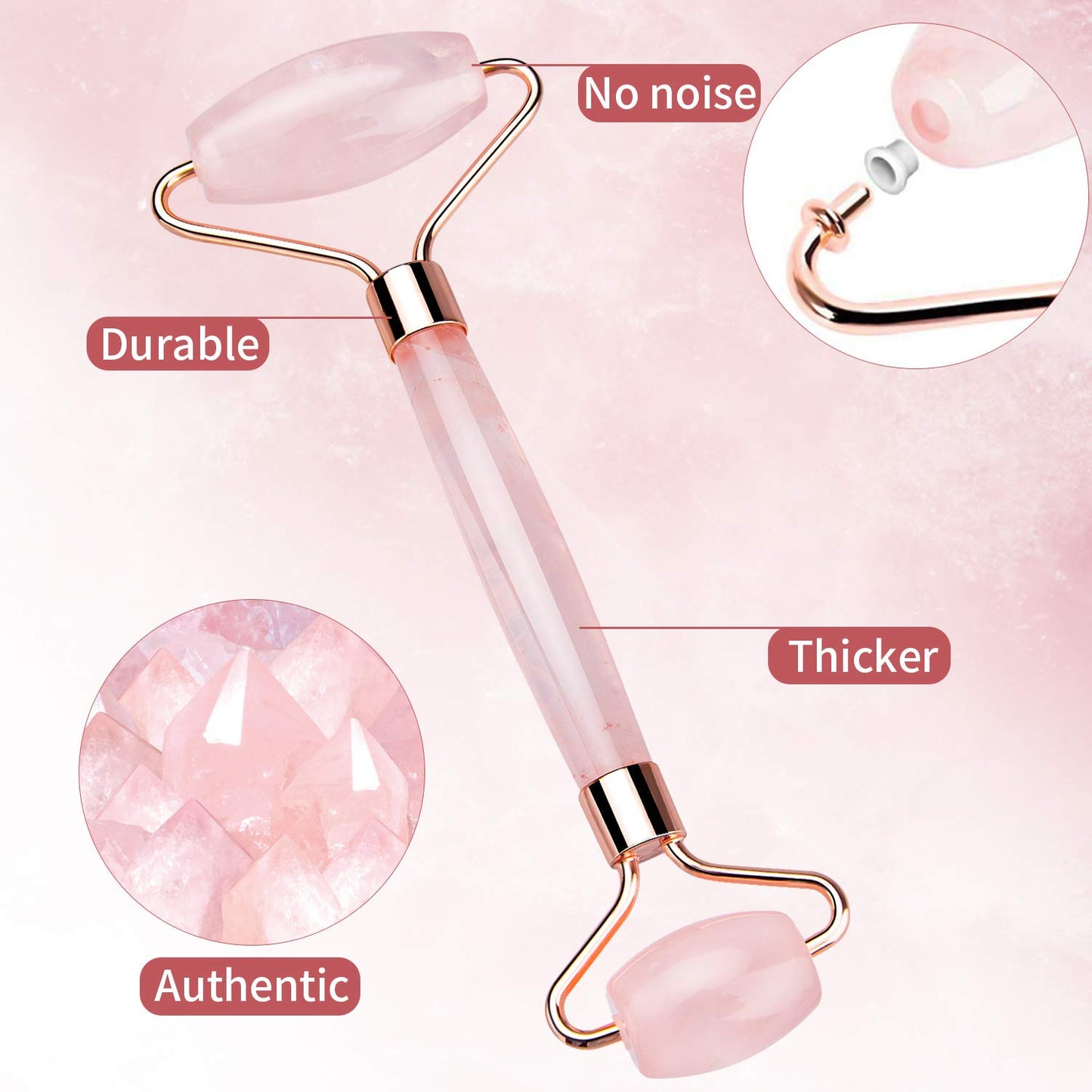 Jade Roller & Gua Sha, 100% Natural Jade Face/Eye Roller and Gua Sha Massager Tool, Automoness Facial Beauty Roller Skin Care Tools for Face, Eye, Neck, Relieve Fine Lines and Wrinkles, Body Treatment Health & Beauty > Personal Care > Cosmetics > Cosmetic Tools > Skin Care Tools Automoness   
